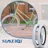 SIMEIQI Pair of 18"x2.125" Bike Tires White Wall for Replacement