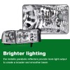 GRAND ORANGE Headlights Assembly, Compatible with Dodge Ram 1500 2500