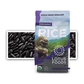 Lotus Foods Organic Forbidden Rice, 15-Ounce Bags (Pack of 12)