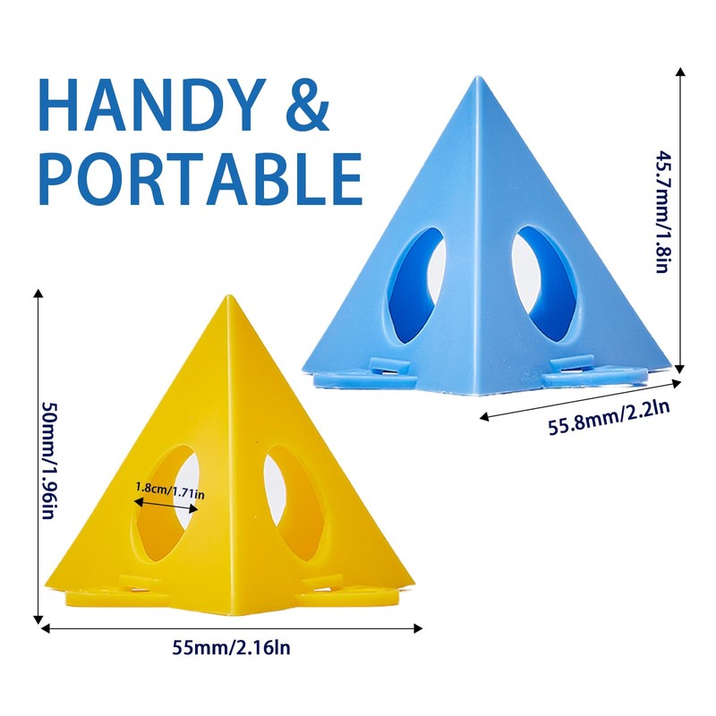 40pcs Painters Pyramids Stands, Paint Triangle Stands, Painting Pyramid for