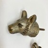 Vintage Antique Iron Bronze Handmade Metal Animal Cupboard Door Knobs,