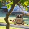 Bird Feeders for Outdoors Hanging Wild Birds Seed, Metal Waterproof