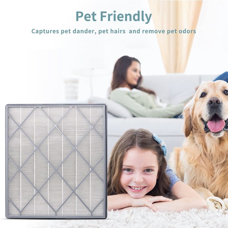 HE401 Filter Replacement for Shark Air Purifier 4-Fan Models, H13