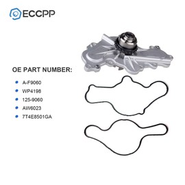 ECCPP Water Pump with Gasket fits for 2007 2010 for ford Edge Fusion Taurus for Lincoln MKS MKT MKX MKZ 6 CX-9 Mercury Sable 3.7L 3.5L A-F9060