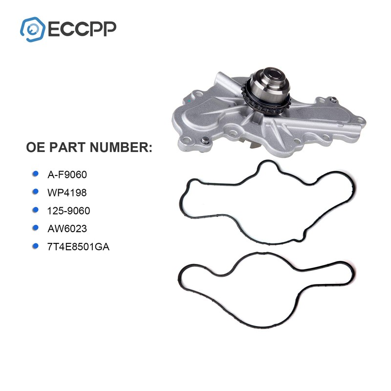 ECCPP Water Pump with Gasket fits for 2007 2010 for