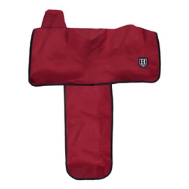Harrison Howard Funda impermeable para sillín de 600 denier, color rojo