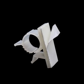 25 Medium Pack Adjustable Cable Tie Clips Adhesive Wire Clips Nylon Wire Clamps for Car, Home and Office, White