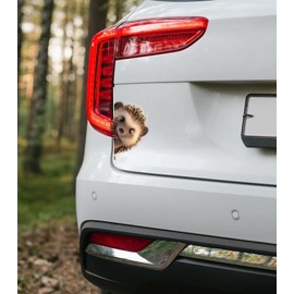 MAKTEM Peeking 3D Giraffe for Car Bumper, Window, Car Panel, Cute Funny Giraffe Vinyl Waterproof Unique Car Sticker (Giraffe)