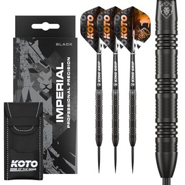 KOTO - Imperial, 24 G, Schwarz, 80% Tungsten, Inkl. 3 Barrels, 3 Flights & 3 Shafts