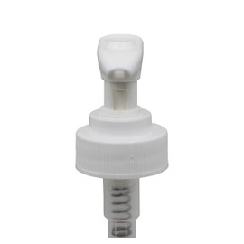 White Dispenser Pumps for Soap and Lotion, 28/400, 1CC (Pack of 5)