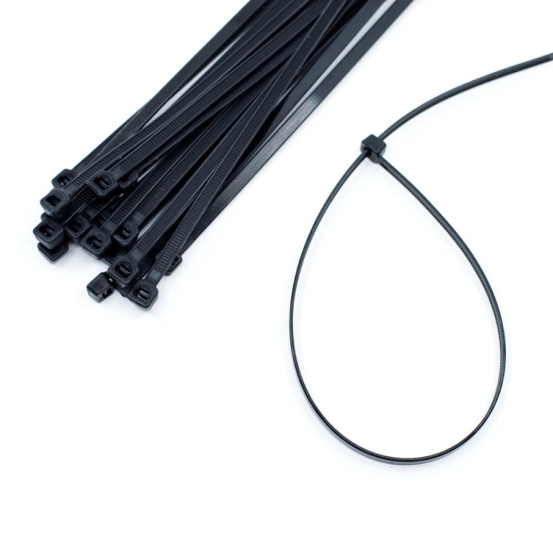 Heyco 14 in. UV Resistant Black Cable Zip Ties 50