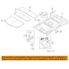 Keenso Sun Visor Hook Clip Bracket Hanger,Interior Right Sun Visor