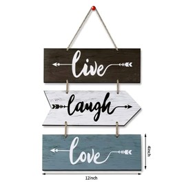 SOMEDA® Live Laugh Love Wall Sign Decoration
