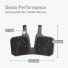 Borgen 2 Pairs of Brake Pads Bicycle Disc Brake -