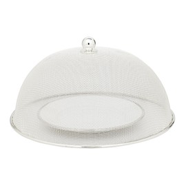EDZARD Classic Protective Cover (Diameter 30 cm, Height 16 cm), Elegant Silver-Plated, Tarnish-Resistant, Food Umbrella, Fly Cover