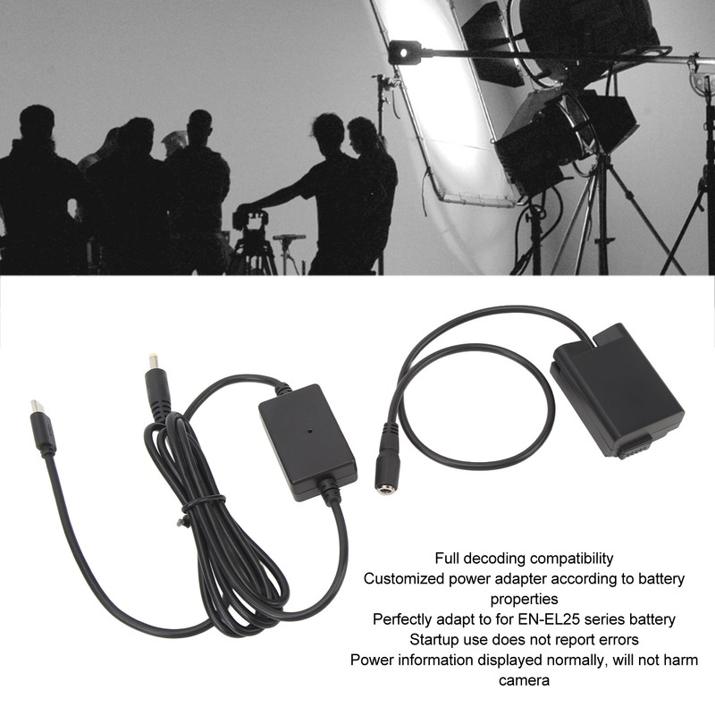 Camera Dummy Battery Pack USB C Digital External Power Fully