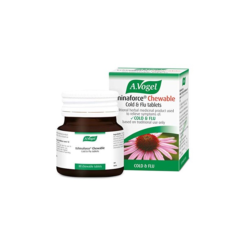A.Vogel Echinaforce Chewable Cold & Flu Tablets | Relieve Cold