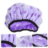 Plafope Gorro Ducha Doble Mujeres Accesorio Reutilizable Secado Rápido Diseño