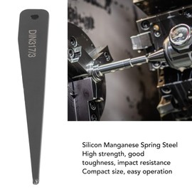 Jadeshay MT3 Morse Taper Drift Key for Taper Shank Tool Removal, DIN317/3 Silicon Manganese Steel Drill Chuck Sleeve Removal Tool for Machine Tool Applications