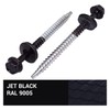 SKIR'CO (Pack of 50) Painted Roofing Screws 4.8 x 70