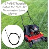 127-6867 Lawnmower Traction Cable, Toro 30", Compatible with Toro 20200