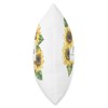 Layla Female Name Floral Spring Watercolor Sunflower Throw Pillow