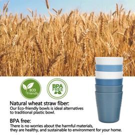 Homestockplus 8 Ounce Small Tumbler Cups,Unbreakable Drinking Cups Microwave and Dishwasher Safe BPA Free Small Reusable Cup for Water, Milk, Juice, Soda and more - Set of 8