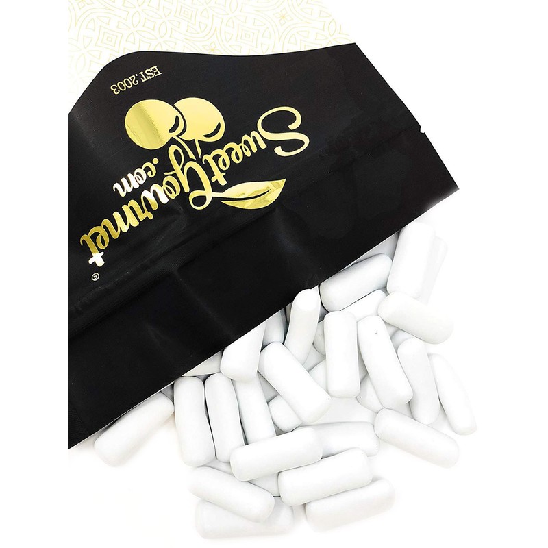 Chalk Licorice Mint Candy | Peppermint Coat Black Licorice Candy