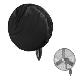 Sobana Wall Mount Fan Cover,Suitable for 24 Inch Industrial Fan and Pedestal Fan,Waterproof Dust Proof Anti-UV Outdoor Fan Covers,Black
