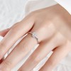 Stering Silver Ring for Women Heart Diamond Ring Dainty Stackable