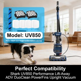 UV850 Filter for Shark Performance DuoClean Lift-Away ADV Upright Vacuum