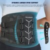 Cinturón de apoyo lumbar ajustable para hombres y mujeres, soporte