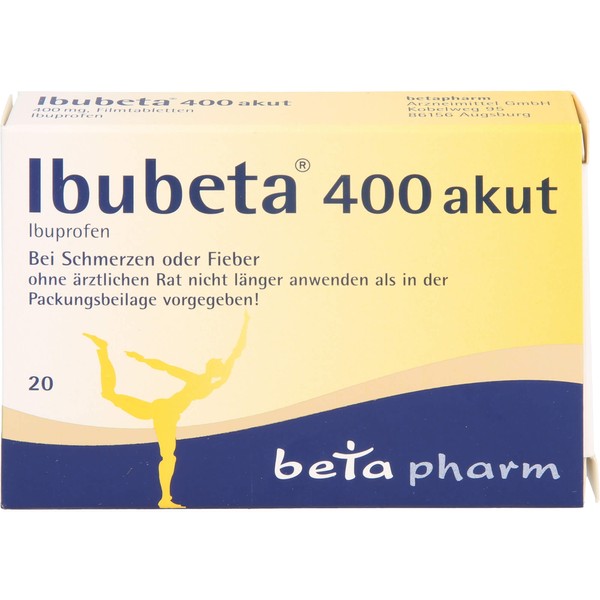 betapharm Ibubeta 400 akut Tabletten, 20 St. Tabletten