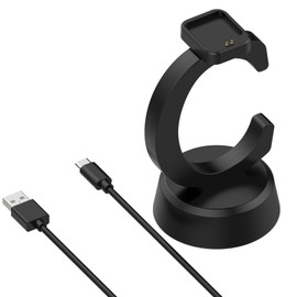 LOKEKE Compatible with Xiaomi Smart Band 9 Active USB Charging Stand, Replacement USB Type C Charger Charging Cable Dock Compatible with Xiaomi Smart Band 9/8 Active