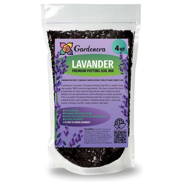Gardenera Lavender Planting Mix - Promote Healthy Root Development and