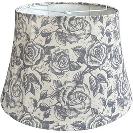 TOOTOO STAR Drum lamp shades, 12x16x11in Printed Floral Lamp shades, 1 Pack Lamp Shades for Table Lamps, Floor Lamps (Spider Fitter)