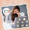 VelvetGlow 30 x Sensory Stickers for Relieving Anxiety, Structured, Soothing