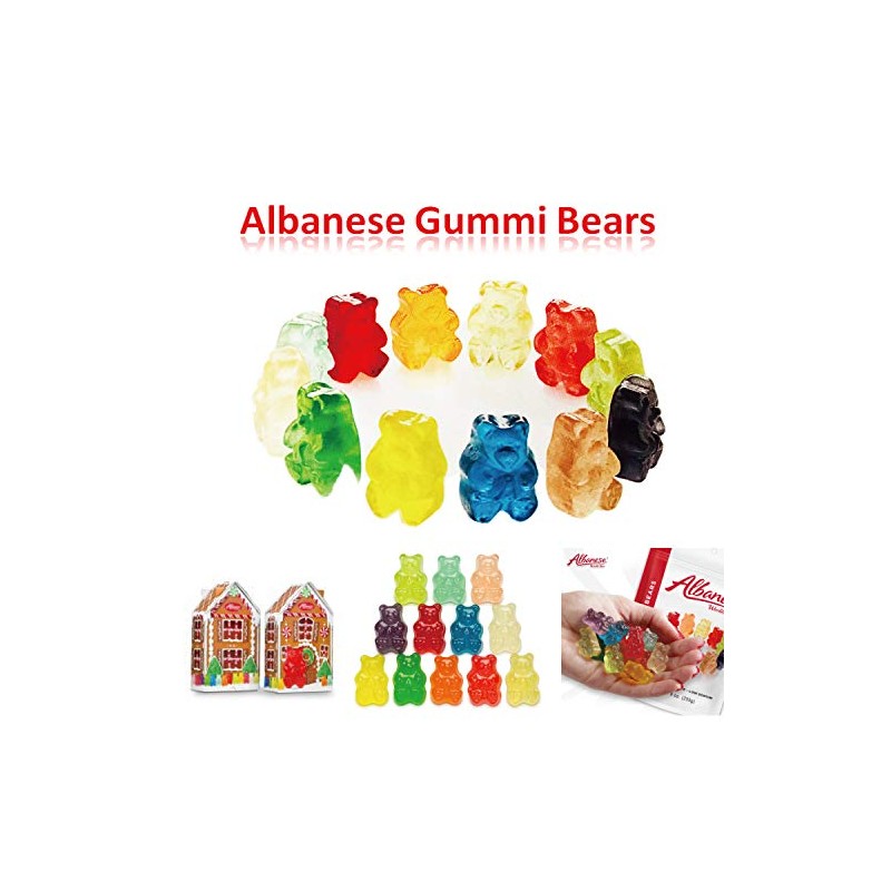Albanese 12 Flavor Gummi Bears Gluten Free