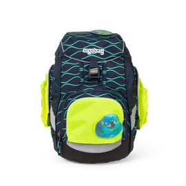 Ergobag Safety Set with Side Pockets 3-Piece Pack/Cubo/Cubo Light, yellow