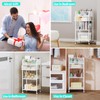 HapiRm Makeup Organizer Storage Cart - 4 Tier Skincare Make