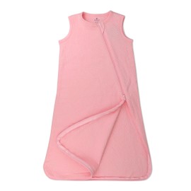 HonestBaby Baby Standard Wearable Blankets Sleeping Bags Swaddle Transition 100% Organic Cotton for Infant Boys, Girls, Unisex, Strawberry Cream, Large