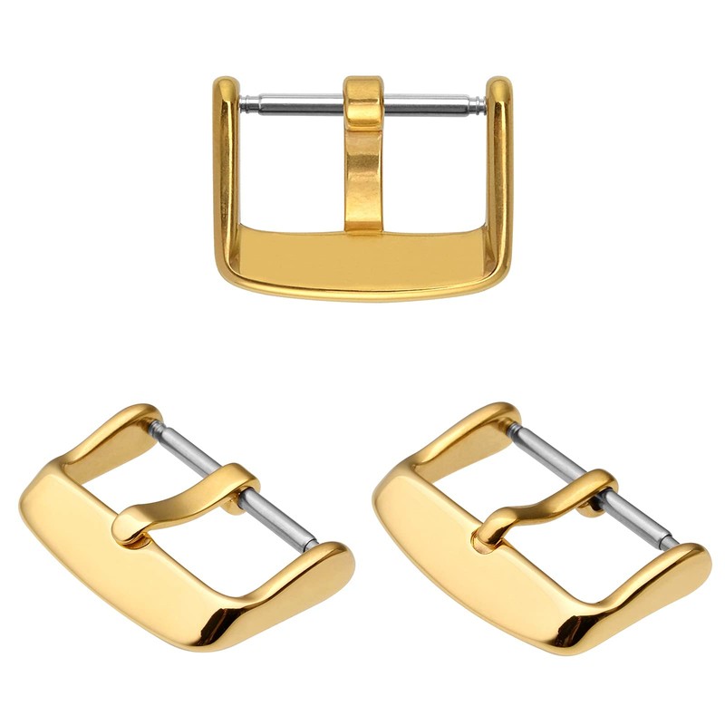 WOCCI 16mm Replacement Buckle for Watch Band, Large Pin Hole