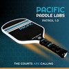PACIFIC PADDLE LABS Patrol 1.0 Pickleball Paddle, Fiberglass, 13MM, USAPA