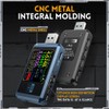 DollaTek FNB48P 6-stelliger Display-Tester, multifunktionales Voltmeter, Amperemeter, USB-Typ-C-Ladegerät, Drahterkennungsauslöser