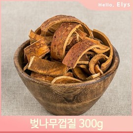 말린 화피 껍질 300g 벚나무 앵피 영양 목재 몸보신 Dried Hwa-Pi Shell 300g Cherry Blossom Ampy Nutrient Wood Health Supplement