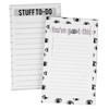 Inkdotpot Pack Of 2 Daily Planner List Undated Notepads, Memo