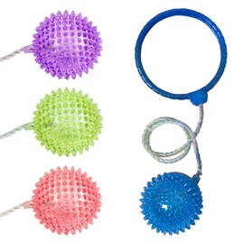 HTI Toys Hot Shots Light Up Skip Ball - 4 Assorted Colours and 1 Supplied | Indoor/Outdoor Fun For Kids Boys & Girls