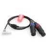DRRI Audio Input Cable Dual XLR 3-Pin Female to 0B