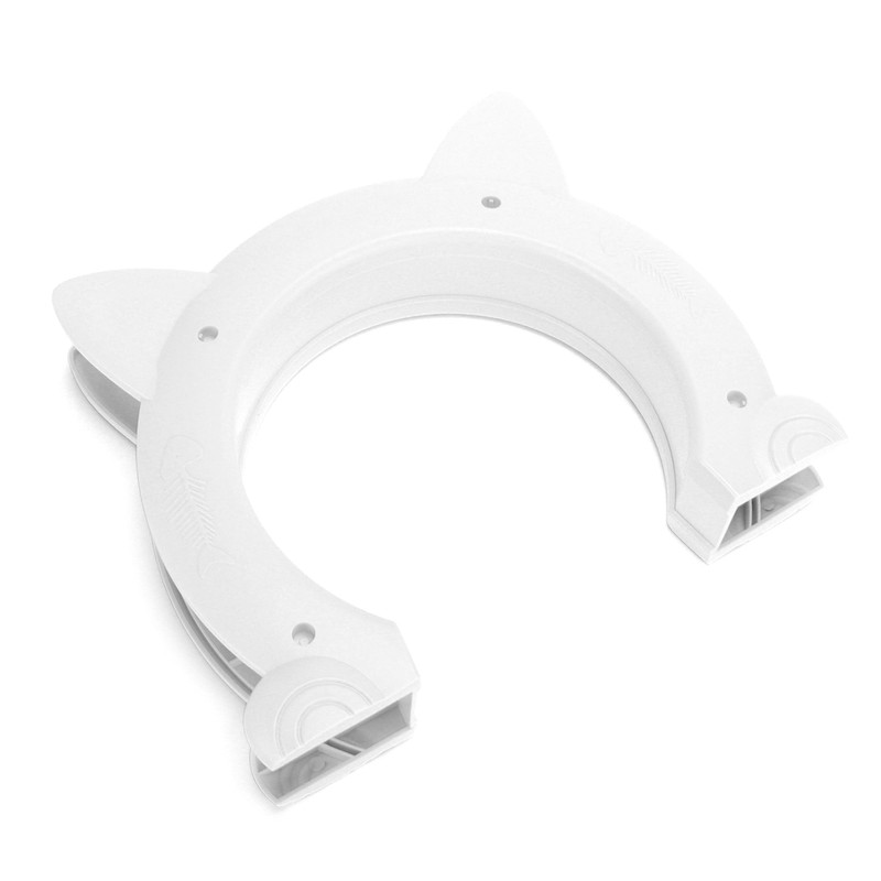Cat Door Interior CatHead Shaped Plastic Cat Pass Through Door