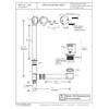 Westbrass D326-01 22-1/2" 17 Gauge Brass Bath Waste & Overflow